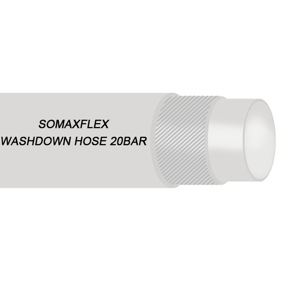 RUBBER WASHDOWN HOSE 16Bar